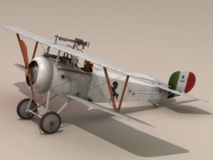 nieuport 17 baracca 3D Model