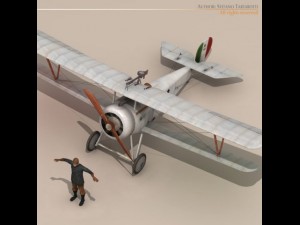 nieuport 17 baracca 3D Model