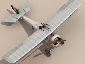 nieuport 17 baracca 3D Model