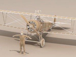 nieuport 17 baracca 3D Model