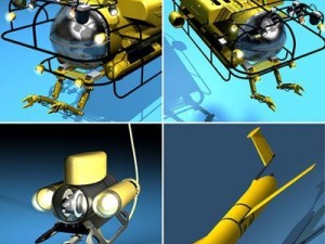 submarine collection 3D 모델