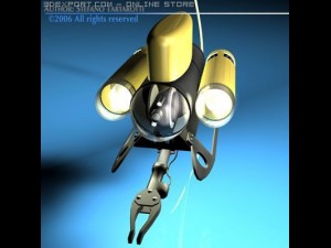 submarine collection 3D मॉडल