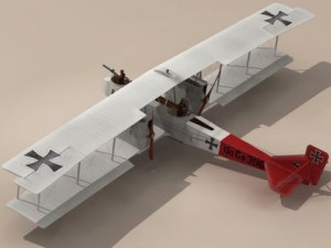 gotha giv bomber 3D Model