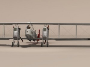 gotha giv bomber 3D Model