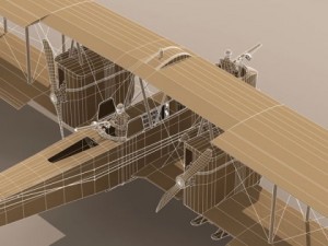 gotha giv bomber 3D Model