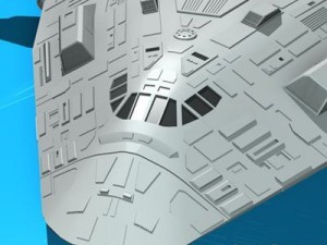 sci fi space shuttle 3D Model