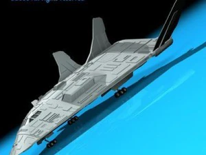 sci fi space shuttle 3D Model