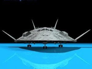 sci fi space shuttle 3D Model