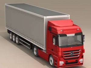 mercedes actros megaspace Modelo 3D