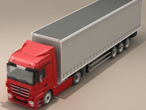 mercedes actros megaspace Modelo 3D