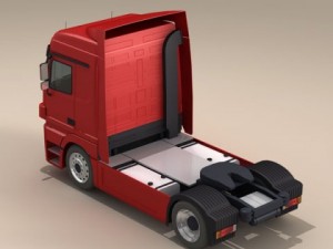 mercedes actros megaspace Modelo 3D