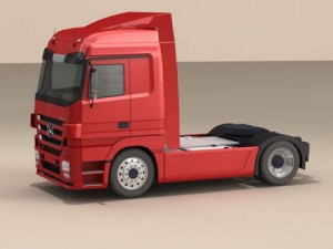 mercedes actros megaspace Modelo 3D