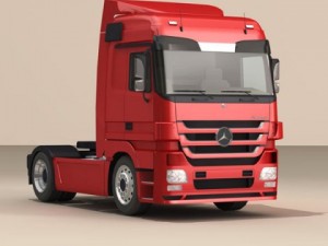 mercedes actros megaspace Modelo 3D
