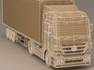 mercedes actros megaspace Modelo 3D