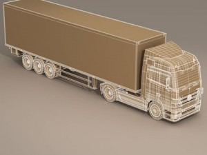 mercedes actros megaspace Modelo 3D
