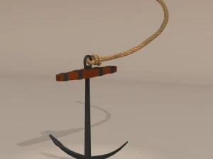 ancla de velero Modelo 3D