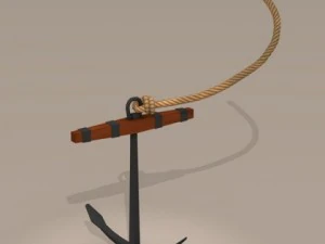 ancla de velero Modelo 3D