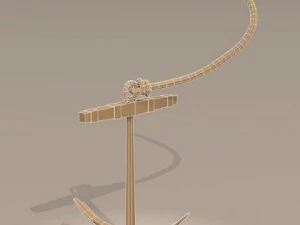 ancla de velero Modelo 3D