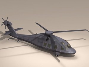 mh60 stealth blackhawk Modèle 3D
