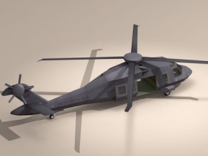 mh60 stealth blackhawk Modèle 3D