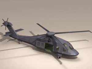 mh60 stealth blackhawk 3D Model