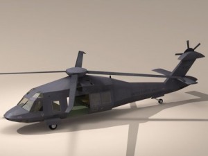 mh60 stealth blackhawk Modèle 3D