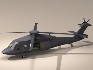 mh60 stealth blackhawk 3D Model
