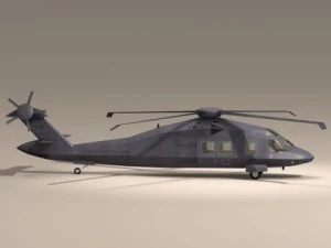 mh60 stealth blackhawk 3D Model