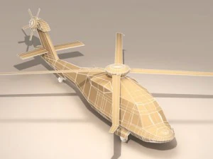 mh60 stealth blackhawk 3D Model