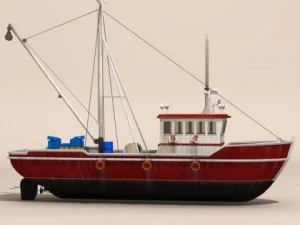 fishing boat 3D Model