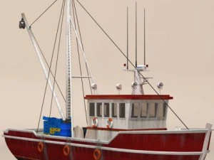 fishing boat 3D Model