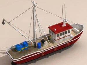 fishing boat 3D Model