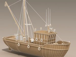 fishing boat 3D Model