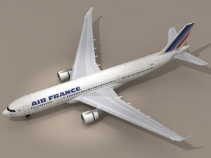 airbus a330200 air france Modelo 3D