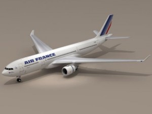 airbus a330200 air france Modelo 3D