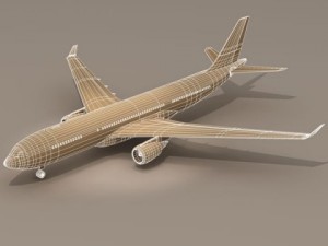 airbus a330200 3Dモデル