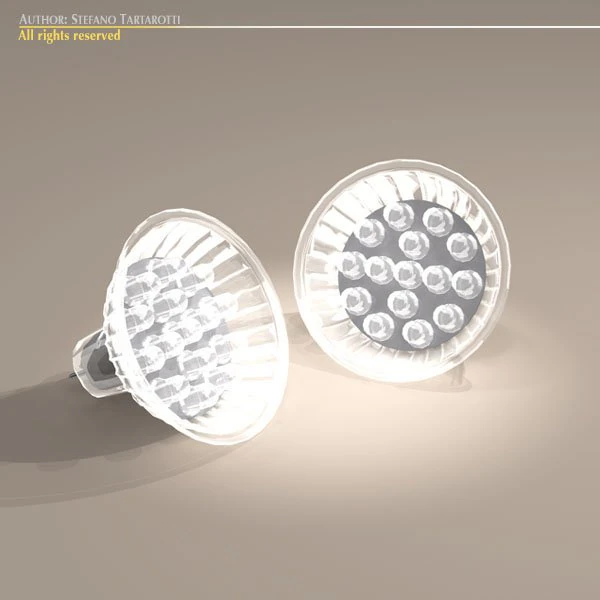 led lamp 3D Model .c4d .max .obj .3ds .fbx .stl .blend 