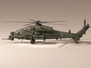 agusta a129 mangusta textured 3D Model