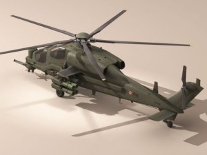 agusta a129 mangusta textured 3D Model