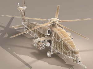 agusta a129 mangusta textured 3D Model