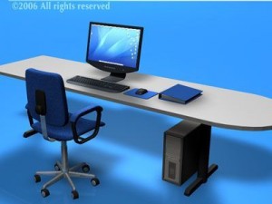 office desk 3D Model