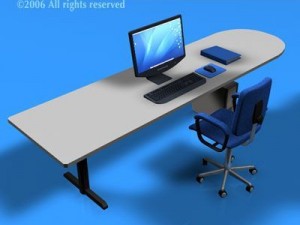 office desk 3D 모델