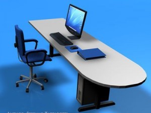 office desk 3D 모델