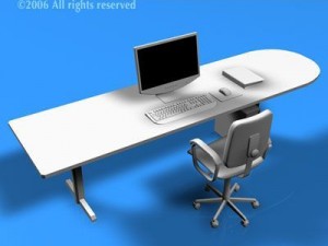 office desk 3D 모델