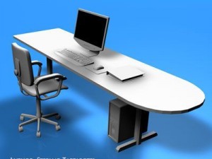 office desk 3D 모델