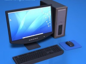 computer2 3D Model