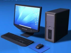computer2 3D Model