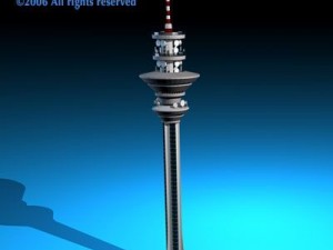 communications tower Modelo 3D