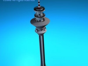 communications tower Modelo 3D