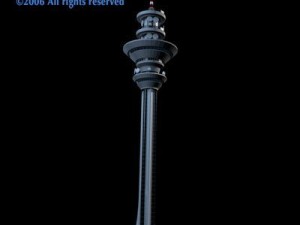 communications tower Modelo 3D